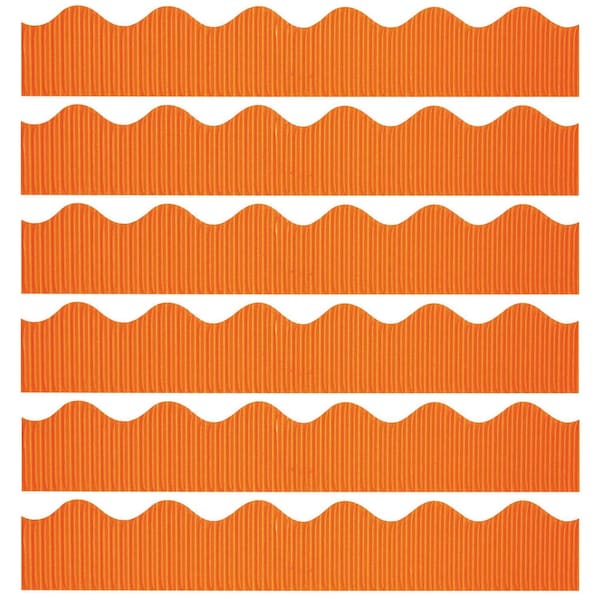 Bordette Decorative Border, Orange, 2.25in x 50ft, PK6 P0037106 - main